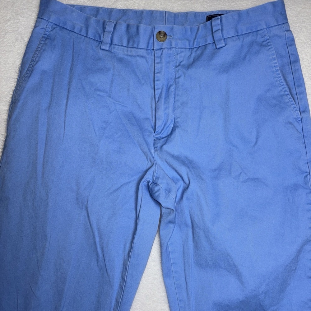 Vineyard Vines Pants Men's 33x32  Breaker Pant Chino Baby Blue Straight Leg Prep